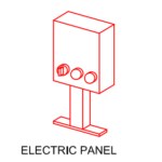 ELECTRIC PANEL RED