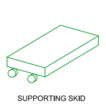 SUPPORTING SKID GREEN