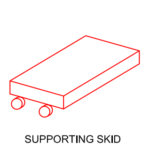 SUPPORTING SKID RED