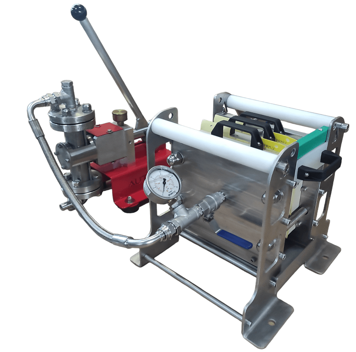 lab filterpress and pump